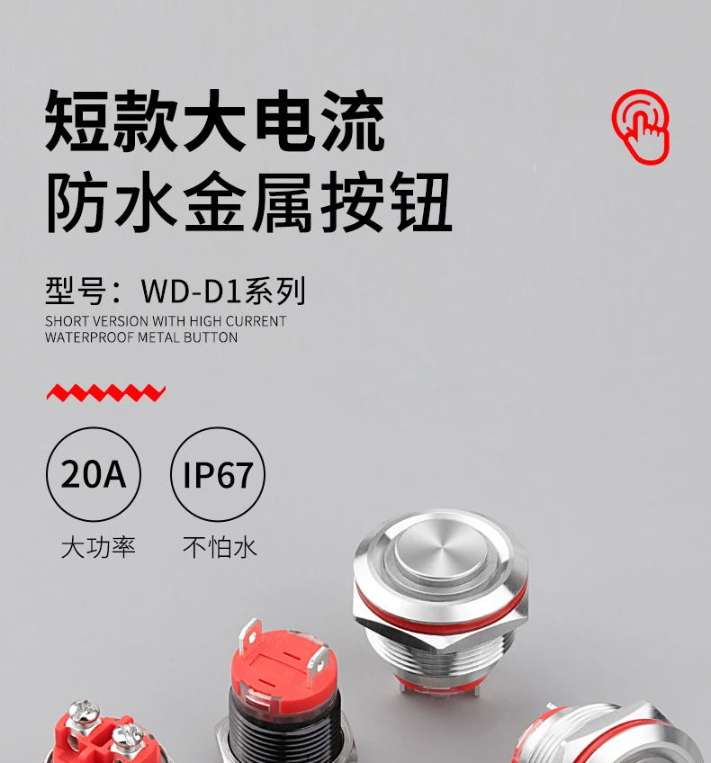WD16/19/22D1系列金属按钮