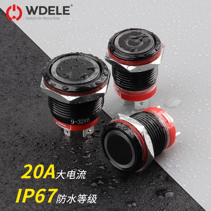 WD-D1系列氧化黑大电流金属按钮